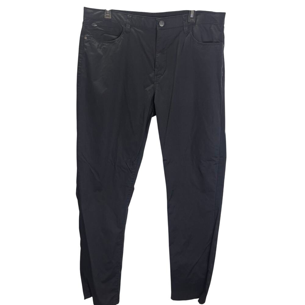 English Laundry Black 5 Pocket Pants Mens 38x34 Straight Stretch Casual Chino